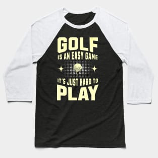 Funny Golf Player Baseball T-Shirt